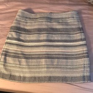 Faux tweed skirt